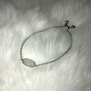 Elaina Silver Bracelet In Iridescent Drusy